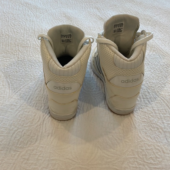 Adidas Neo white wedge high top sneaker - Picture 3 of 6